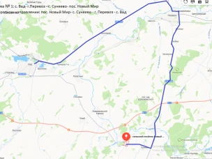 Организация маршрутов движения от с. Вад до пос. Новый Мир.